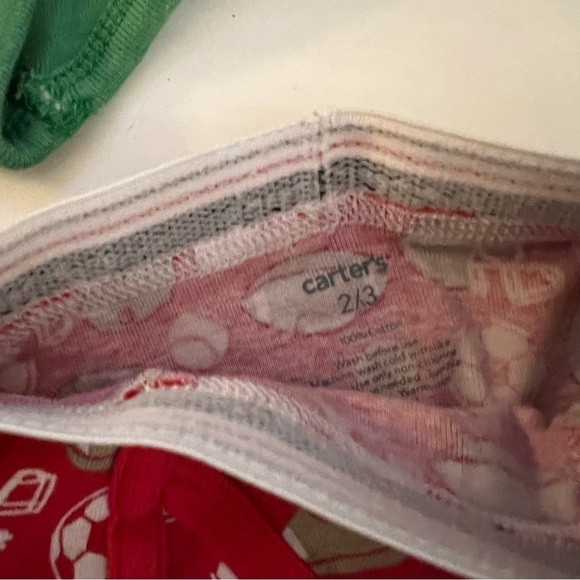 Carter’s Boy’s 3 Pack Cotton Briefs Size 2/3 NWOT - Picture 3 of 8